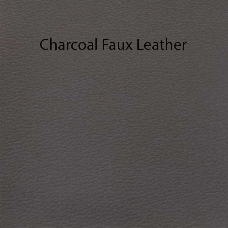 Charcoal Faux Leather