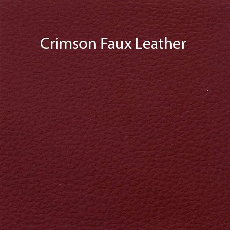 Crimson Faux Leather