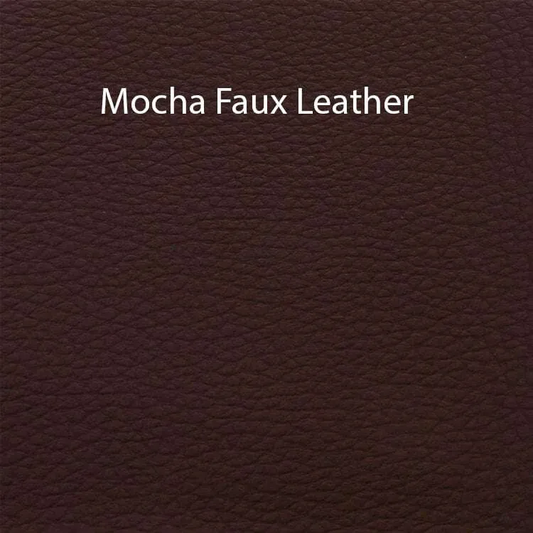 Mocha Faux Leather