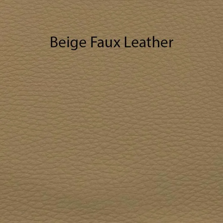 Beige Faux Leather