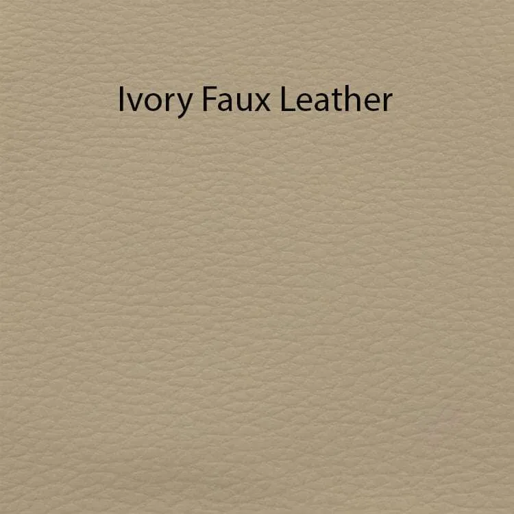 Ivory Faux Leather