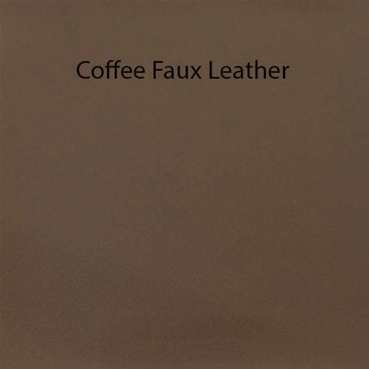 Coffee Faux Leather